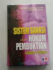 sistem sanksi dan hukum pembuktian dalam Islam